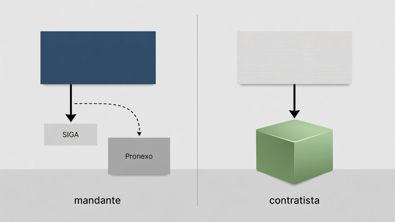 Diagrama que diferencia los portales externos de los mandantes de la herramienta preventiva usada por el contratista.