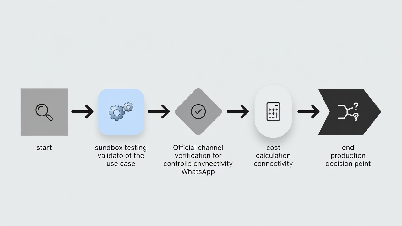 Proceso para evaluar una plataforma freemium antes de conectarla a WhatsApp